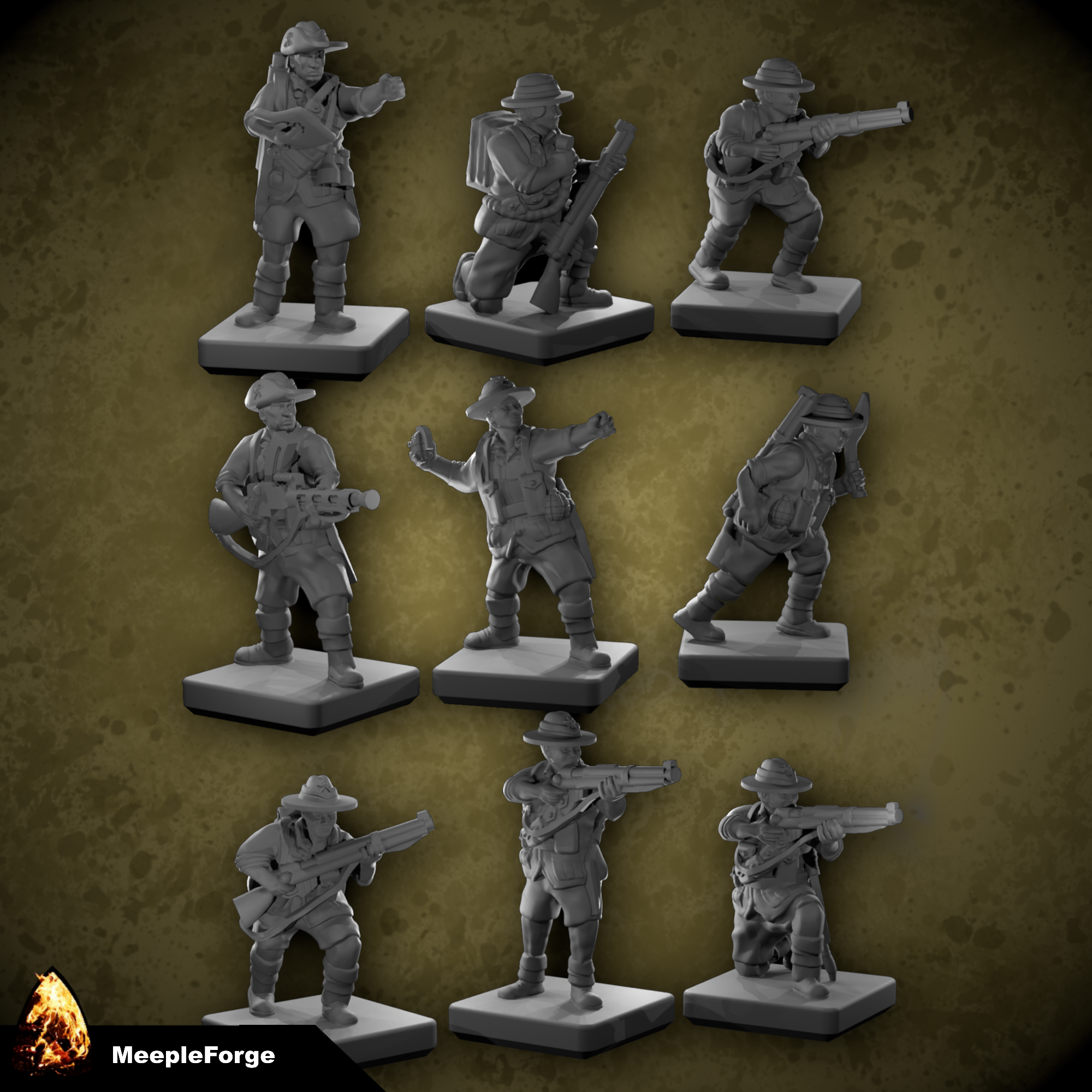 WW2 Gurkha Infantry 15mm Scale